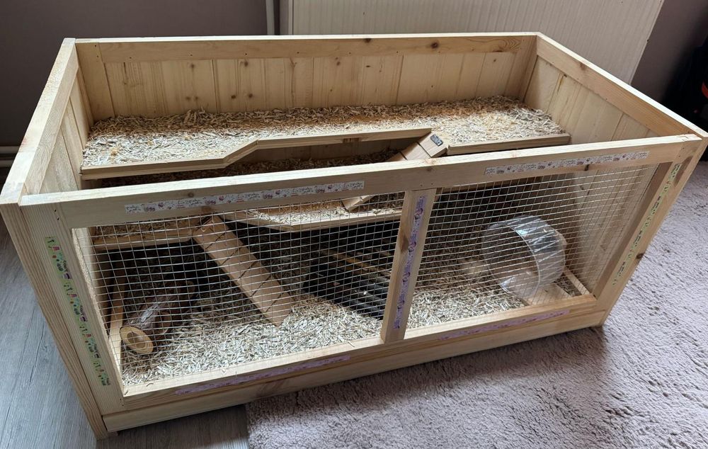 Cușcă hamster cu 2 etaje