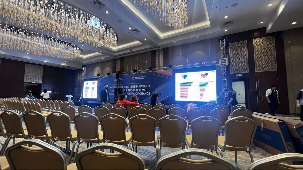 Сцена, подиум, звук, лэд экран