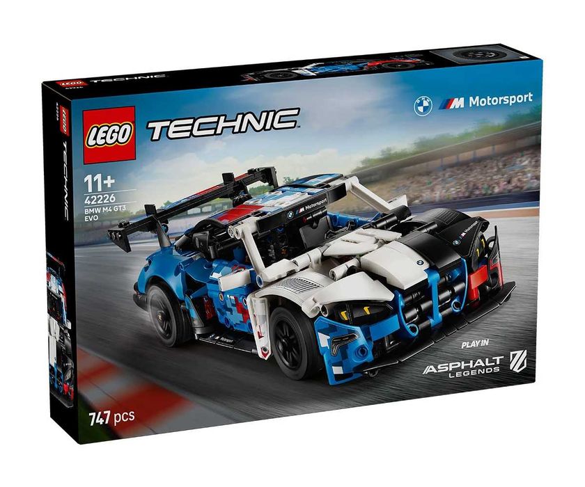 LEGO Technic 42226 - BMW M4 GT3 EVO Race Car - Състезателна кола BMW M4 GT3 EVO