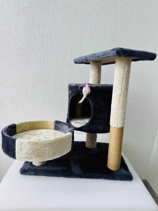 Котешка Катерушка МО10 - Сив цвят с бежово