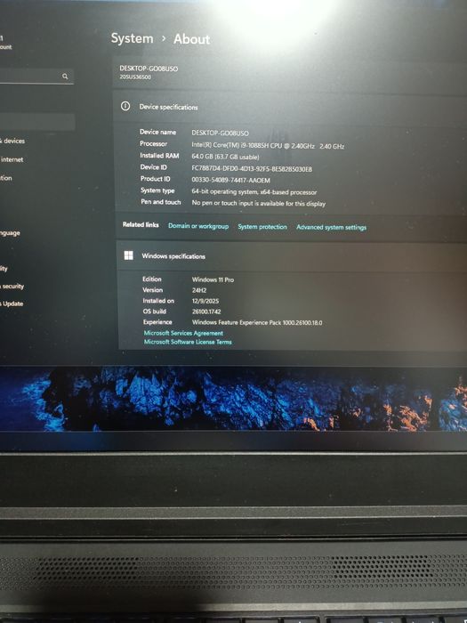 Lenovo ThinkPad P15 Gen 1 i9-10885H 64Gb DDR4 2TB SSD FHD NVIDIA Quadr