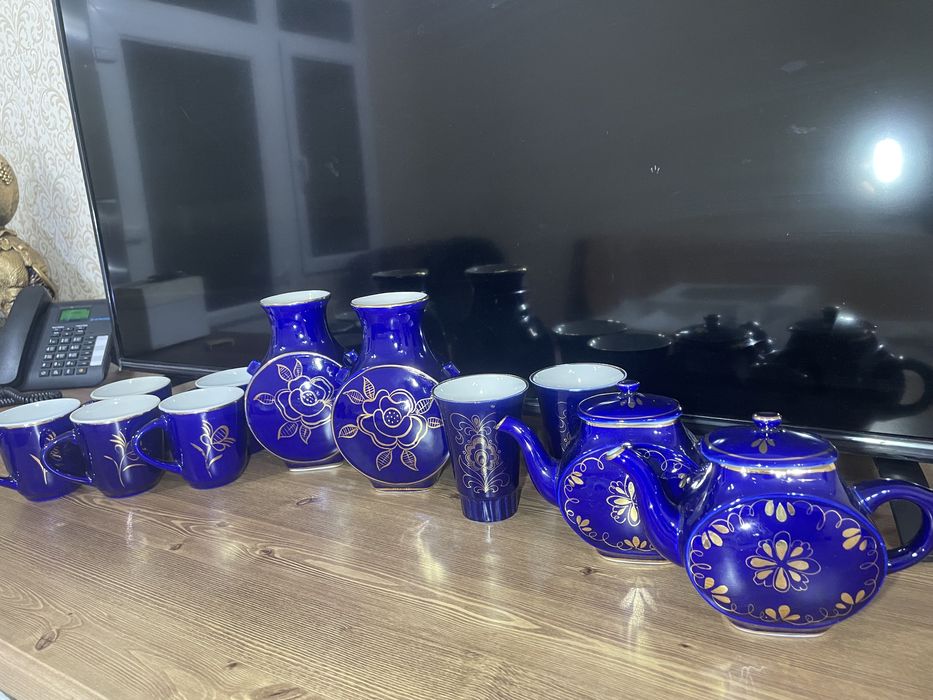 Фарфор, пр-во РОССИЯ «ГЖЕЛЬ» 1977 года, как новый