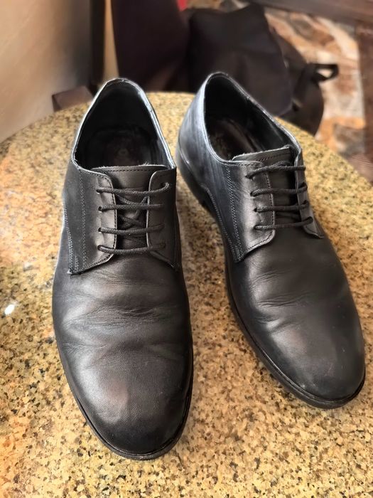 Чёрные кожаные туфли Kanzler