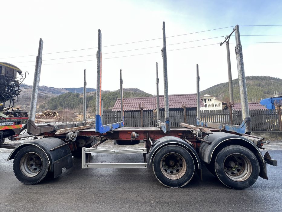 Volvo FH13 460 EEV transport forestier macara Loglift 96 lemn bustean
