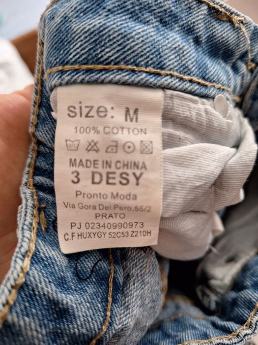 Blugi largi din bumbac