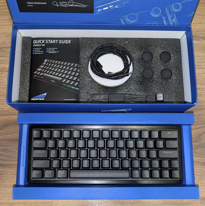 Механична клавиатура Mountain Everest 60 RGB с Linear 45 Speed суичове