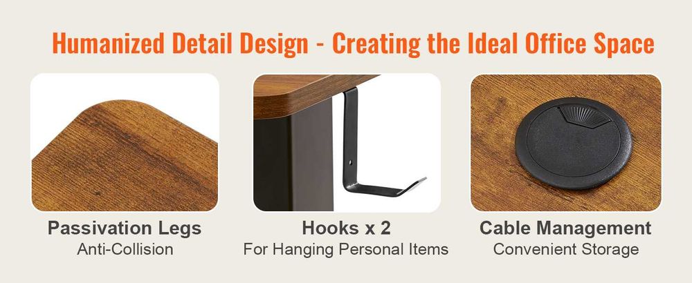 Електрическо бюро Vevor с регулиране на височината