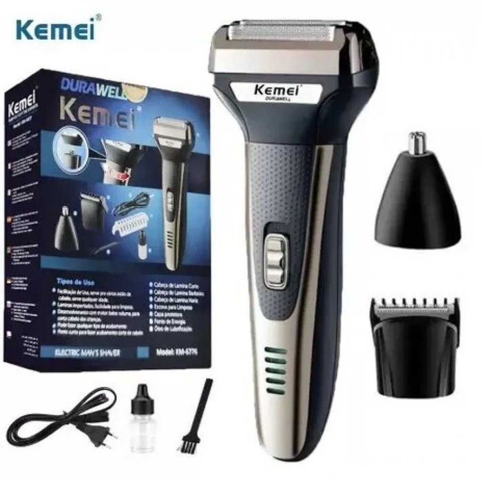 Машинка за бръснене и подстригване 3 в 1 Kemei KM-6776