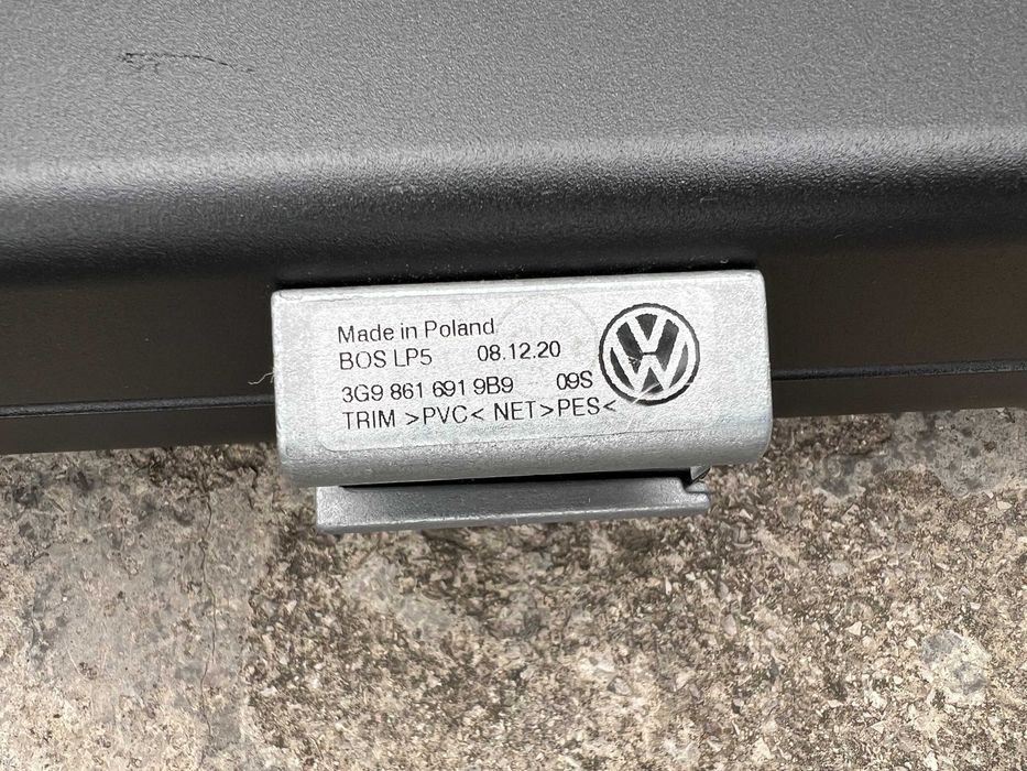 ОРИГИНАЛНА преградна щора за Фолксваген/Vw Пасат/Passat/B8/8.5 КОМБИ!