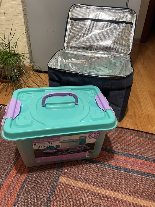 Набор для пикника + термосумка (36 предметов)