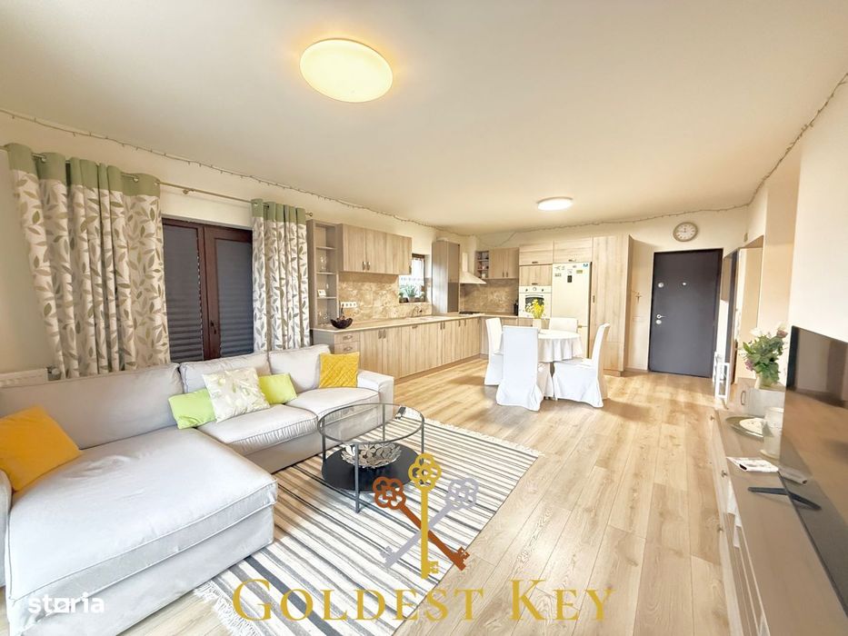 Apartament cu 3 camere, terasa, gradina, curte privata