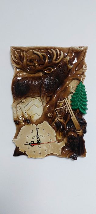 Ceas de perete vanatoare