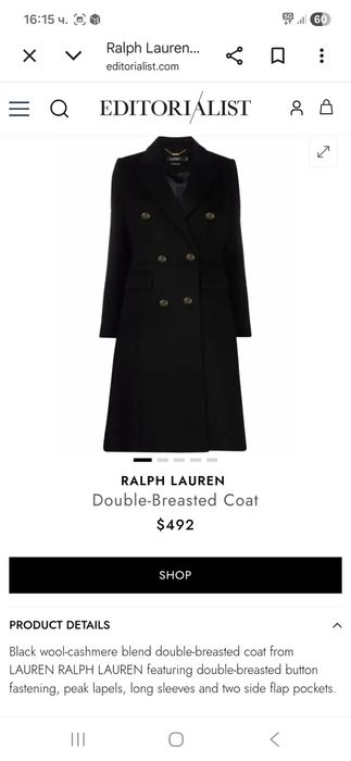 RALPH LAUREN дамско палто