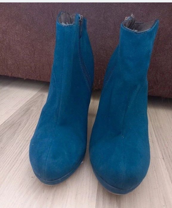 Botine Tamaris ,albastru petrol nr 40