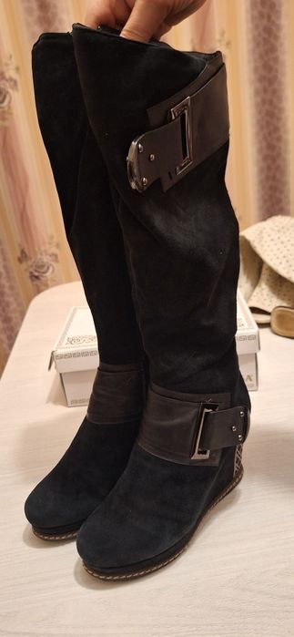 Продам сапоги натуральный кожаные