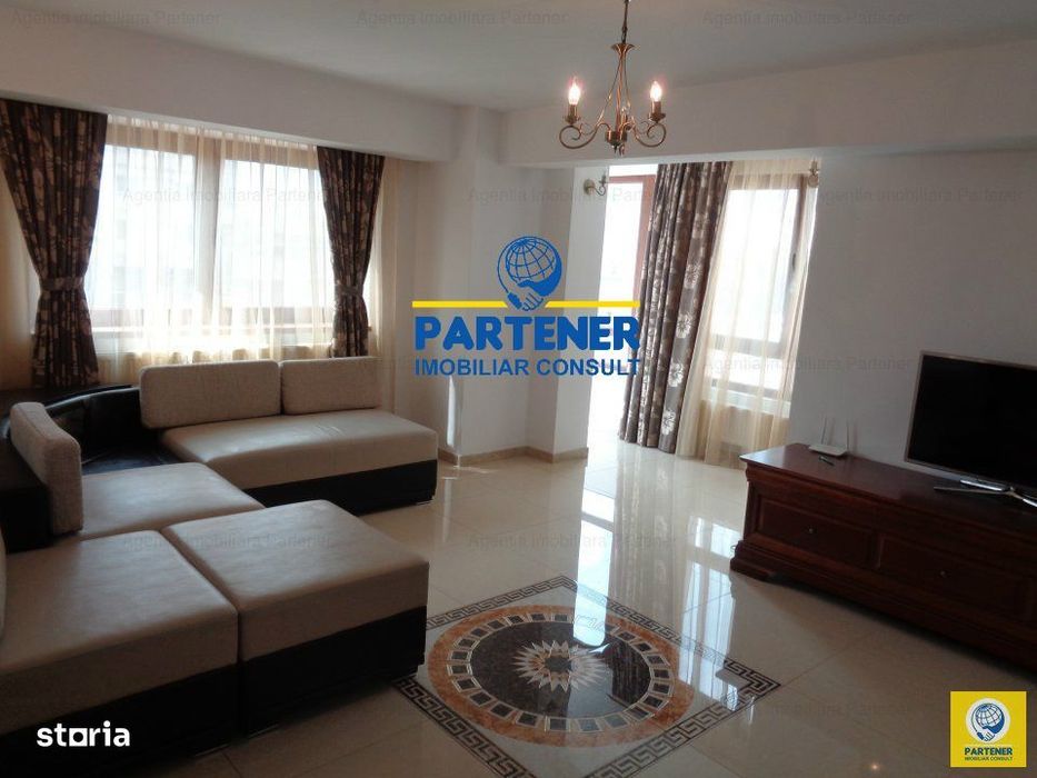Apartament 3 camere, Centru, etaj 2, finisaje lux, mobilat, centrala — fotografia 1