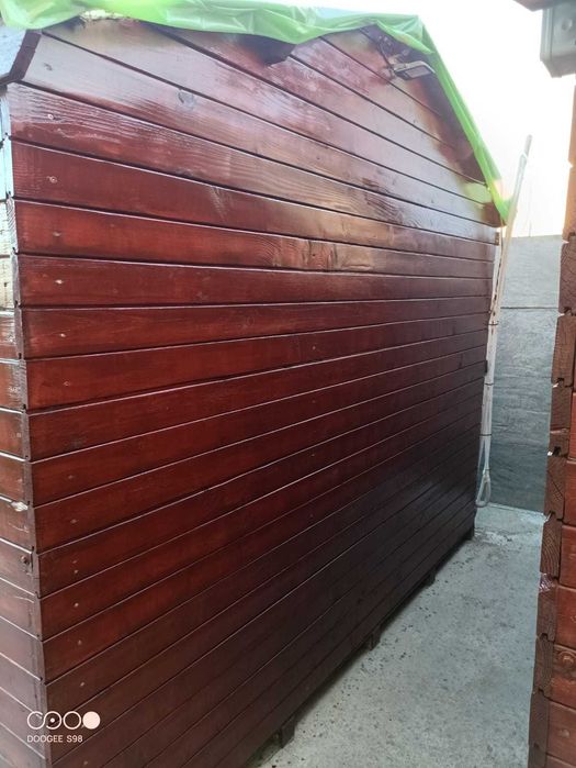 Vând 2 Căsuțe Lemn Mobile 3x2m - Magazie Grădină sau Comerț