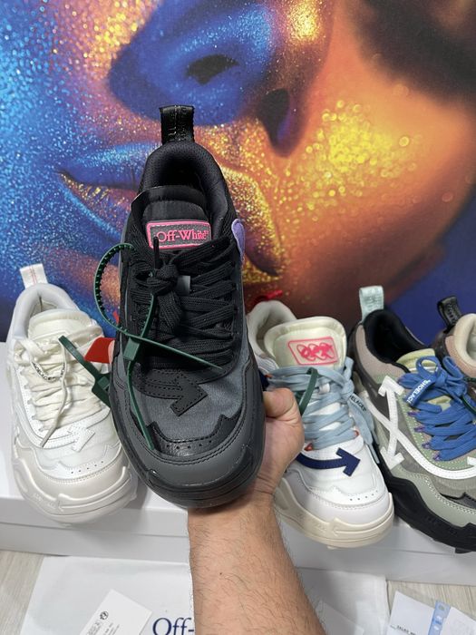 Adidasi Off White ODSY piele naturala Premium Full Box colectie noua