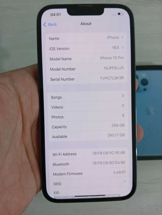 iPhone 13 Pro 256 GB 84% LL/A