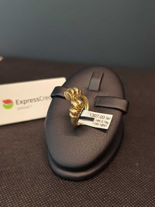 (AG51) Inel aur 14K 2.78g b1155 - Garantie 2 ani!
