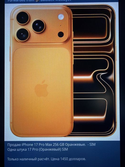 IPhone 17 Pro Max 256