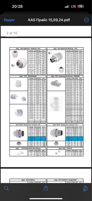 Kas кас труба фитинг