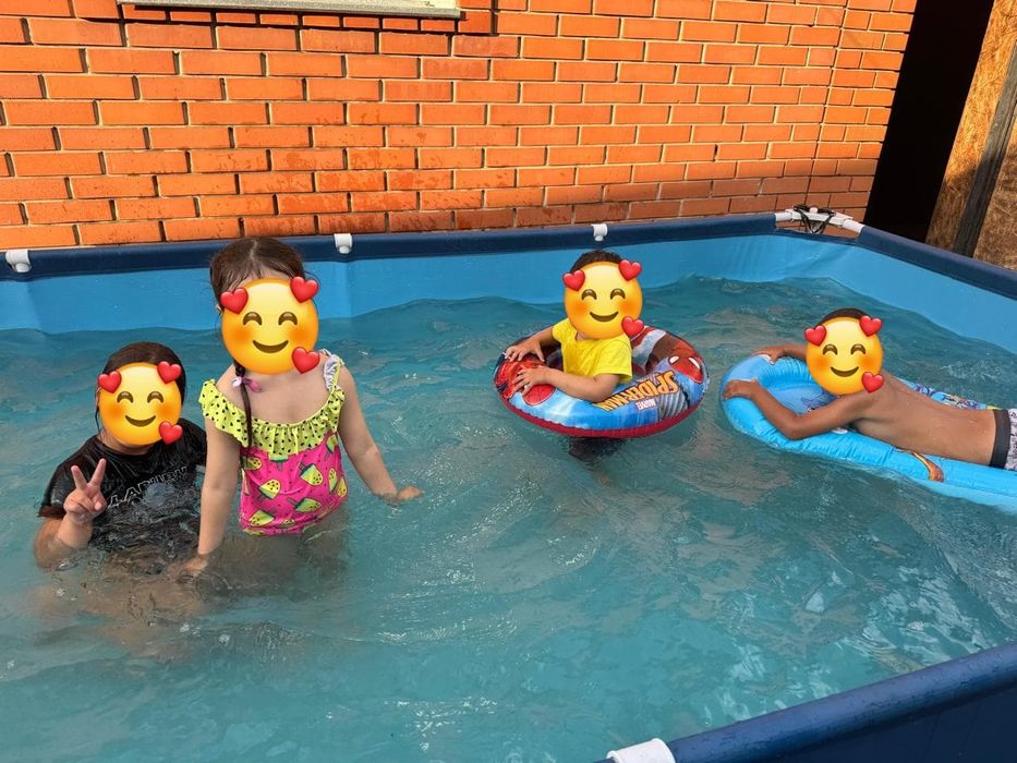 Баня на дровах с бассейном