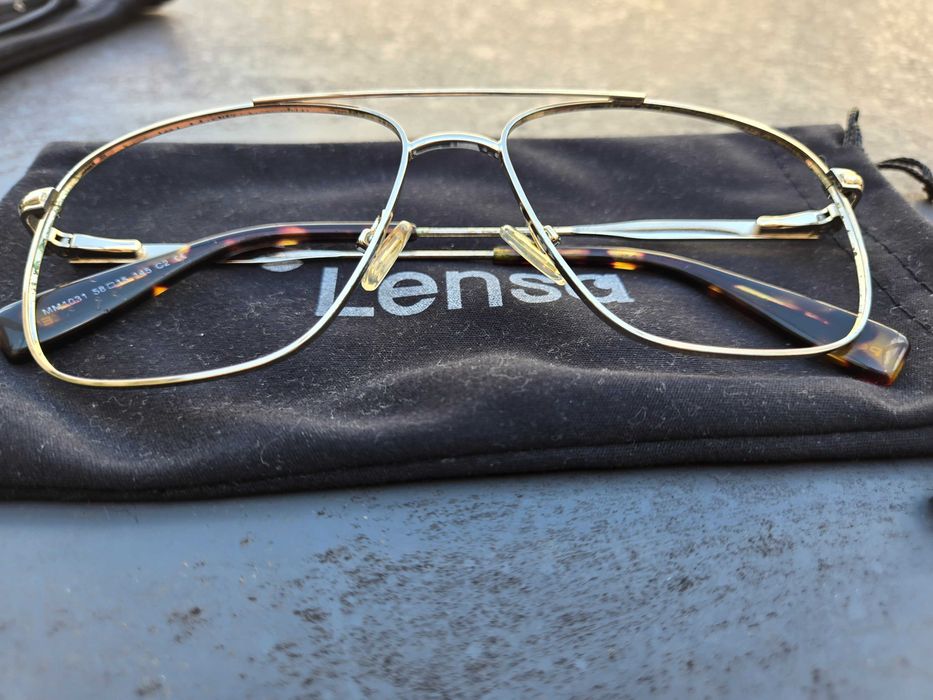 Polarizen MM4031 M2 polished gold metal rame ochelari vedere