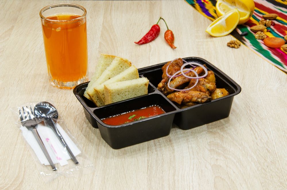 Тушлик учун таом йетказиб бериш хизмати/ Дастака Обед/ Даствка еды