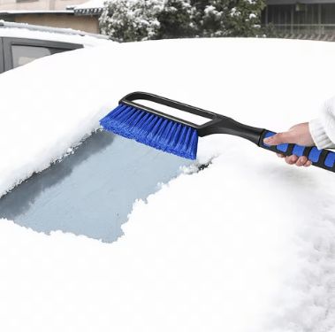 Стъргалка №3993 Универсална стъргалка 2 в 1 с четка за премахване на л