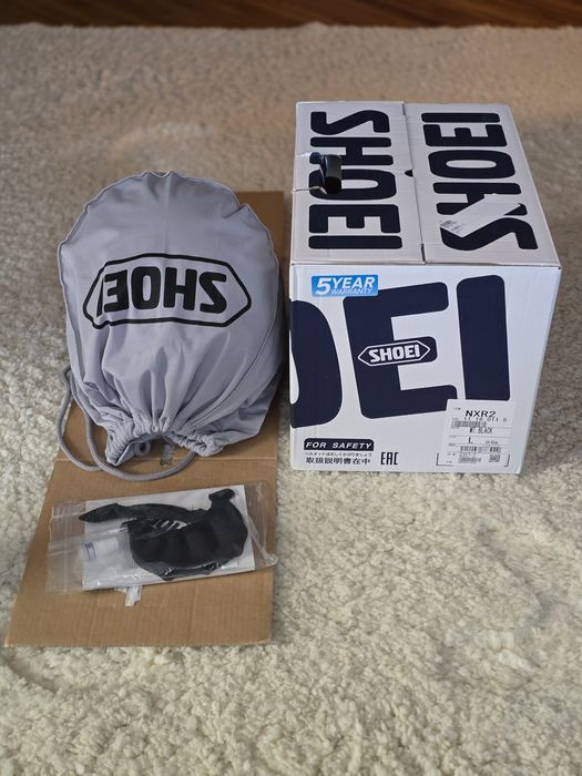 Cască Nouă SHOEI NXR2 · Negru Mat, marimea L