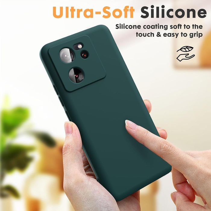 Матов Силиконов Кейс за Xiaomi 13 | 13T Pro със защита на камерата