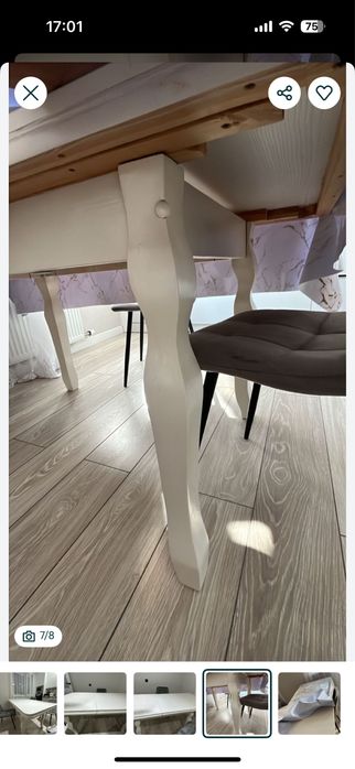 Стол обеденный раскладной