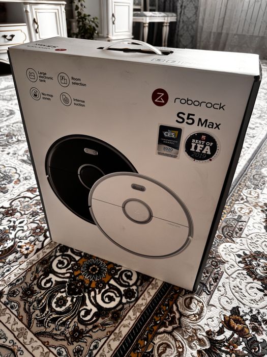 Робот-пылесос Roborock S5MAX в отличном состоянии