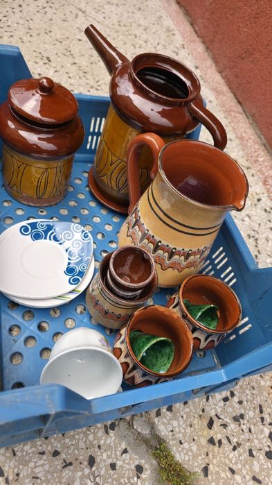 Комплект керамични съдове
