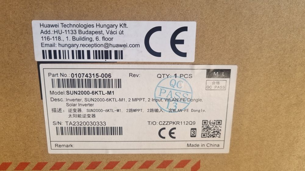 Invertor Huawei 6 kw trifazic