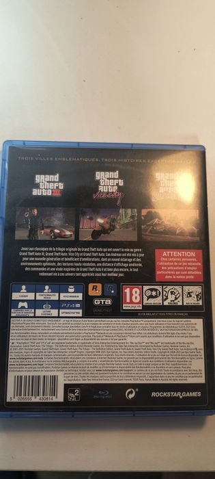 GTA The Triology PS 4 - The definitive edition
