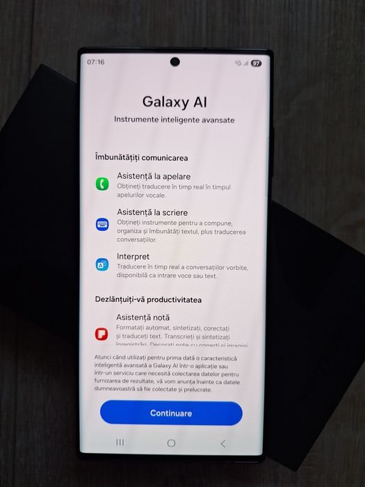 Samsung S22 Ultra 5G, 12/256 GB, Phantom Black, ca NOU
