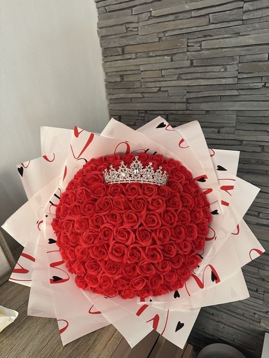 Buchet 101 trandafiri sapun