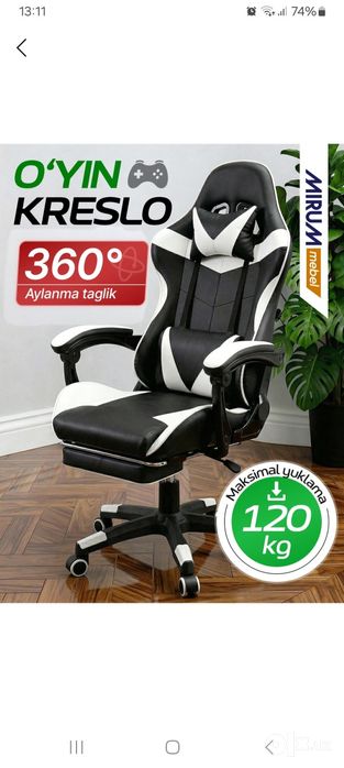 Gaming Kreslo! 50% CHEGIRMA