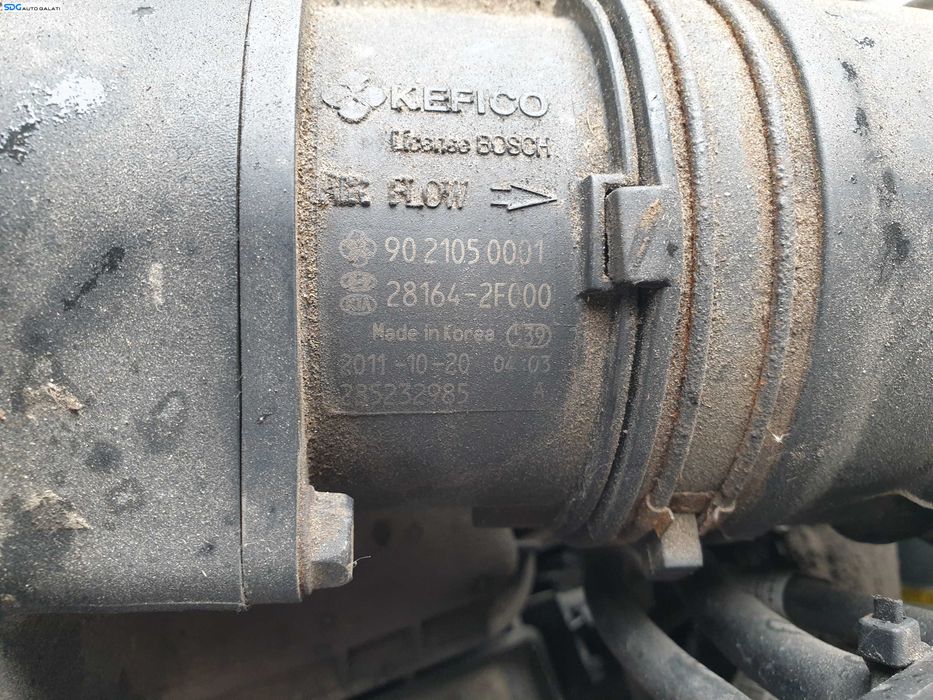 Debitmetru Aer Hyundai Santa Fe 2.2 CRDI D4HB 2012 - 2018 Cod 28164-2F000 [Q0309]