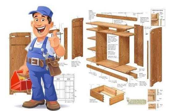 Сборка установка мебели
