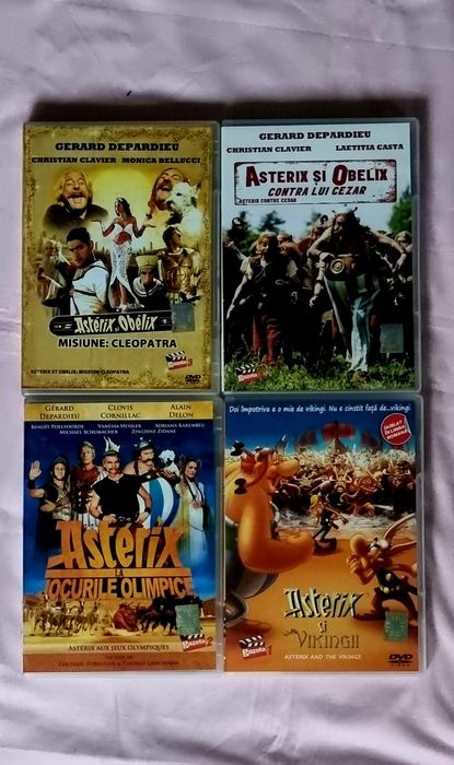 Asterix si Obelix,colectie de 4 Dvd  traduse in romana