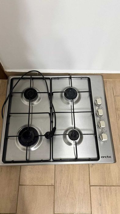 Plita incorporabila Arctic, Gaz, 4 arzatoare, Gri