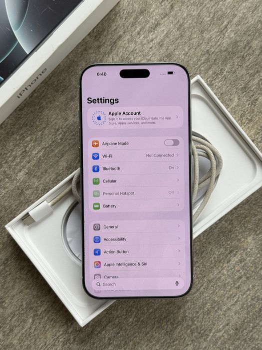 Vand iphone 16 Pro Max White Titanium 256 GB