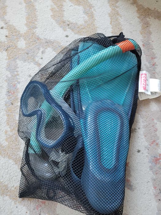 Kit snorkeling masca Easybreath + labe de înot Brasov • OLX.ro