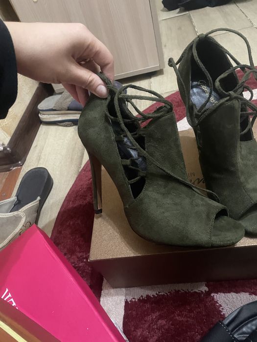 Туфли цвет хаки