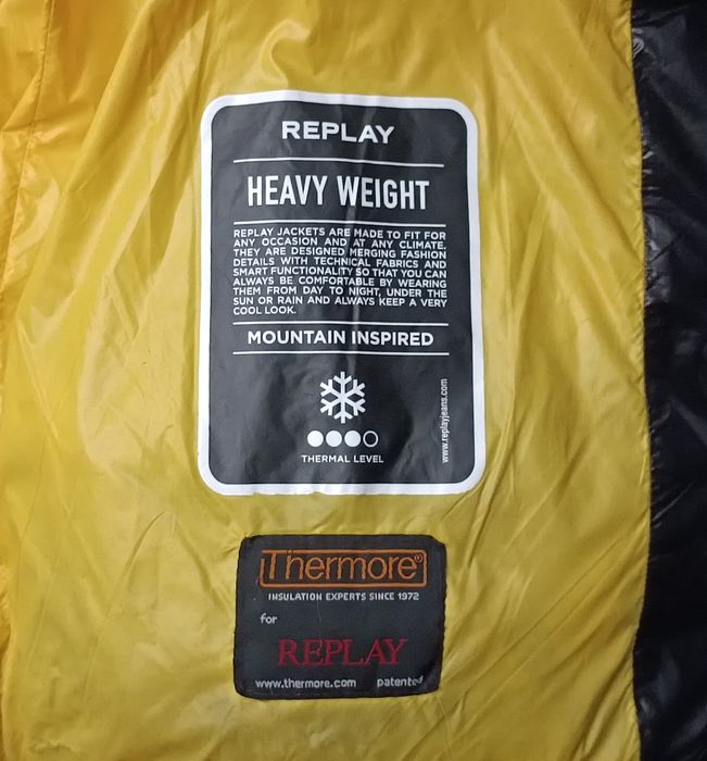 Replay Down Puffer Jacket оригинално пухено яке M черна пухенка