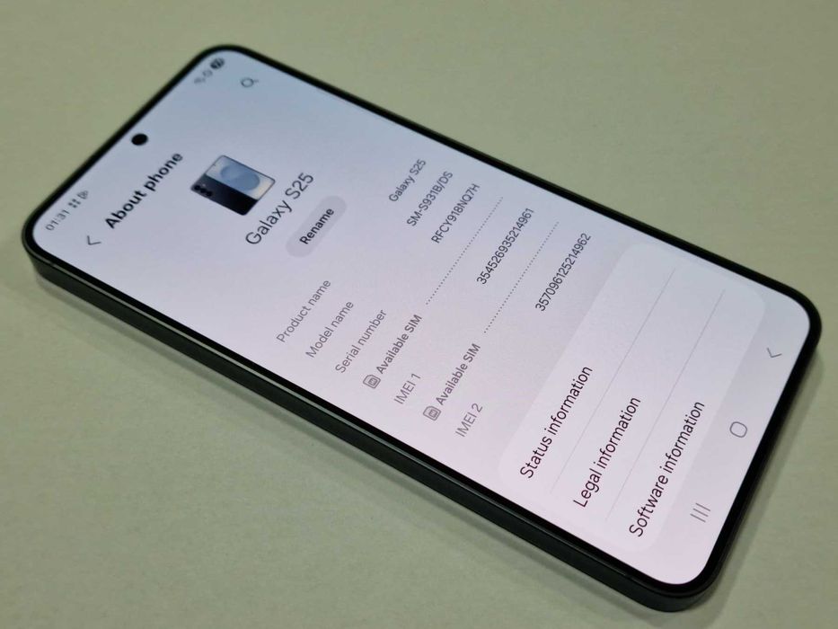 Samsung Galaxy S25 5G 128GB 12GB RAM Dual