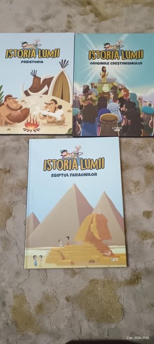 3 carti din colectia Istoria lumii